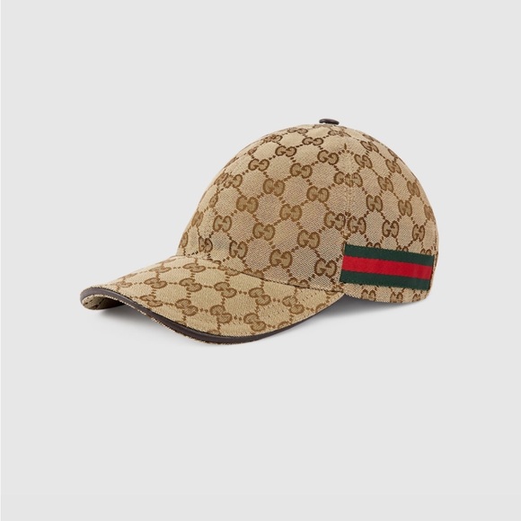 Gucci Beige Monogram Baseball Cap - Picture 2 of 3